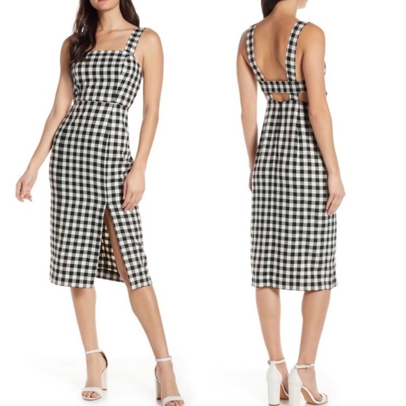 Finders Keepers Dresses & Skirts - Finders Keepers Gigi Midi Dress Gingham Check Size 0-2 XS I